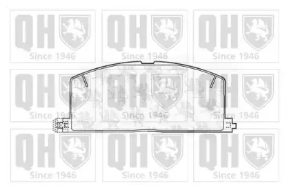 Комплект тормозных колодок, дисковый тормоз QUINTON HAZELL купить