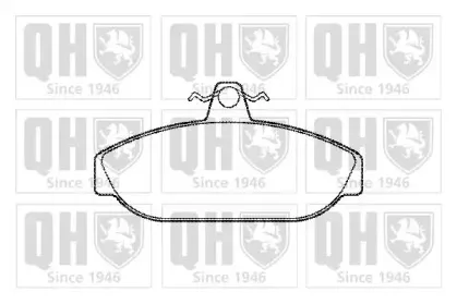 Комплект тормозных колодок, дисковый тормоз QUINTON HAZELL купить