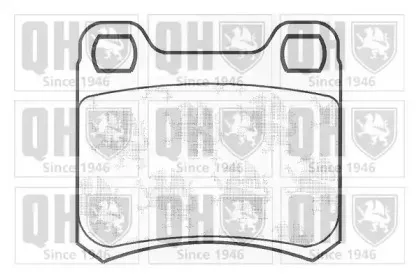 Комплект тормозных колодок, дисковый тормоз QUINTON HAZELL купить