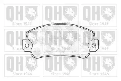 Комплект тормозных колодок, дисковый тормоз QUINTON HAZELL купить