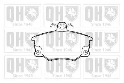 Комплект тормозных колодок, дисковый тормоз QUINTON HAZELL купить