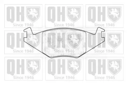 Комплект тормозных колодок, дисковый тормоз QUINTON HAZELL купить