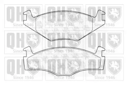 Комплект тормозных колодок, дисковый тормоз QUINTON HAZELL купить