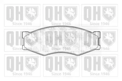 Комплект тормозных колодок, дисковый тормоз QUINTON HAZELL купить