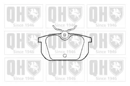 Комплект тормозных колодок, дисковый тормоз QUINTON HAZELL купить