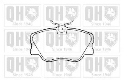 Комплект тормозных колодок, дисковый тормоз QUINTON HAZELL купить