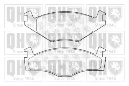Комплект тормозных колодок, дисковый тормоз QUINTON HAZELL купить