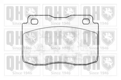 Комплект тормозных колодок, дисковый тормоз QUINTON HAZELL купить