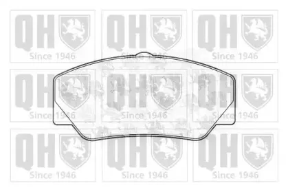 Комплект тормозных колодок, дисковый тормоз QUINTON HAZELL купить