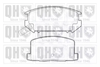 Комплект тормозных колодок, дисковый тормоз QUINTON HAZELL купить