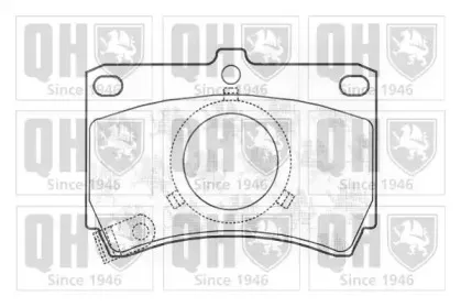 Комплект тормозных колодок, дисковый тормоз QUINTON HAZELL купить