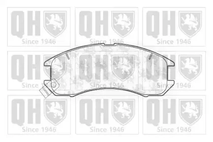 Комплект тормозных колодок, дисковый тормоз QUINTON HAZELL купить