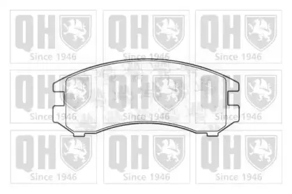 Комплект тормозных колодок, дисковый тормоз QUINTON HAZELL купить