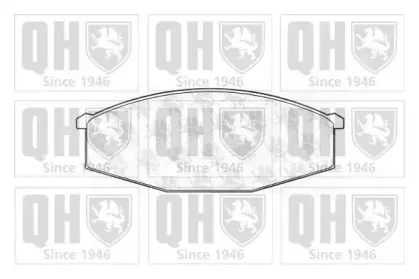 Комплект тормозных колодок, дисковый тормоз QUINTON HAZELL купить