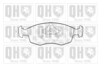 Комплект тормозных колодок, дисковый тормоз QUINTON HAZELL купить