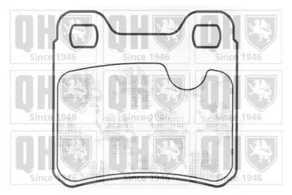 Комплект тормозных колодок, дисковый тормоз QUINTON HAZELL купить