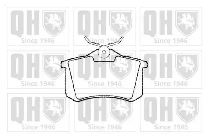 Комплект тормозных колодок, дисковый тормоз QUINTON HAZELL купить