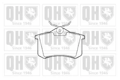 Комплект тормозных колодок, дисковый тормоз QUINTON HAZELL купить