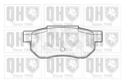 Комплект тормозных колодок, дисковый тормоз QUINTON HAZELL купить