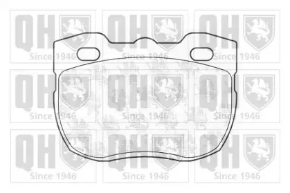 Комплект тормозных колодок, дисковый тормоз QUINTON HAZELL купить