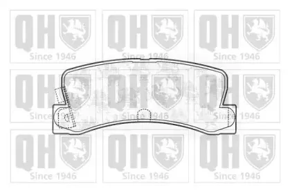 Комплект тормозных колодок, дисковый тормоз QUINTON HAZELL купить