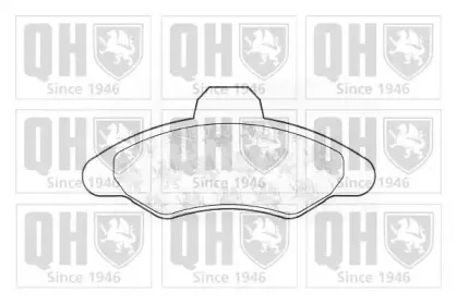 Комплект тормозных колодок, дисковый тормоз QUINTON HAZELL купить