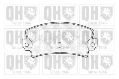Комплект тормозных колодок, дисковый тормоз QUINTON HAZELL купить
