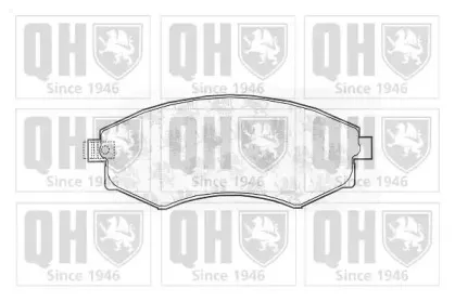 Комплект тормозных колодок, дисковый тормоз QUINTON HAZELL купить