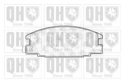 Комплект тормозных колодок, дисковый тормоз QUINTON HAZELL купить