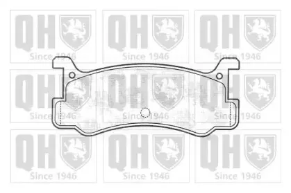 Комплект тормозных колодок, дисковый тормоз QUINTON HAZELL купить
