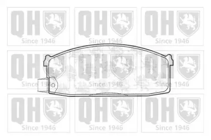 Комплект тормозных колодок, дисковый тормоз QUINTON HAZELL купить