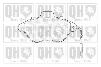 Комплект тормозных колодок, дисковый тормоз QUINTON HAZELL купить