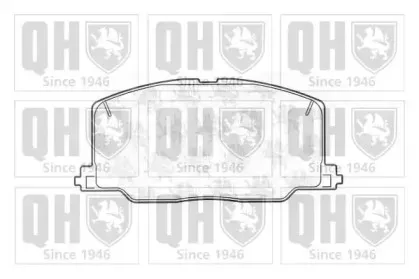 Комплект тормозных колодок, дисковый тормоз QUINTON HAZELL купить