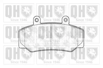 Комплект тормозных колодок, дисковый тормоз QUINTON HAZELL купить