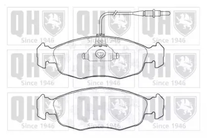 Комплект тормозных колодок, дисковый тормоз QUINTON HAZELL купить