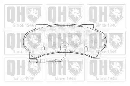 Комплект тормозных колодок, дисковый тормоз QUINTON HAZELL купить