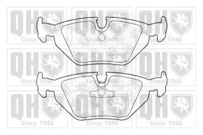 Комплект тормозных колодок, дисковый тормоз QUINTON HAZELL купить