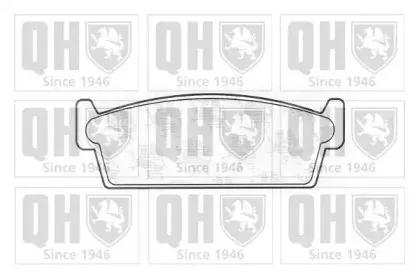 Комплект тормозных колодок, дисковый тормоз QUINTON HAZELL купить