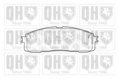 Комплект тормозных колодок, дисковый тормоз QUINTON HAZELL купить
