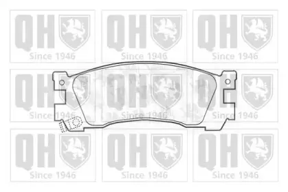 Комплект тормозных колодок, дисковый тормоз QUINTON HAZELL купить