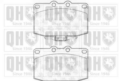 Комплект тормозных колодок, дисковый тормоз QUINTON HAZELL купить