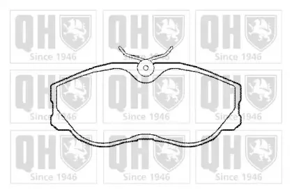 Комплект тормозных колодок, дисковый тормоз QUINTON HAZELL купить