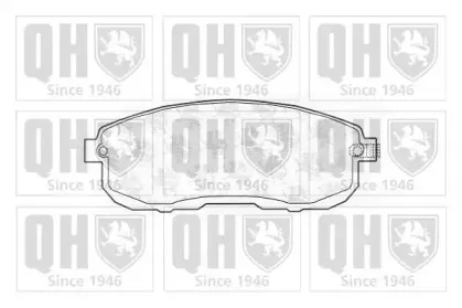 Комплект тормозных колодок, дисковый тормоз QUINTON HAZELL купить