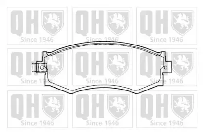 Комплект тормозных колодок, дисковый тормоз QUINTON HAZELL купить