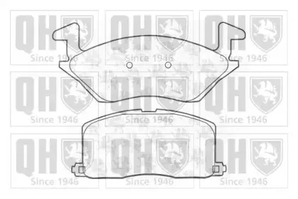 Комплект тормозных колодок, дисковый тормоз QUINTON HAZELL купить