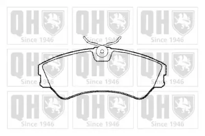 Комплект тормозных колодок, дисковый тормоз QUINTON HAZELL купить