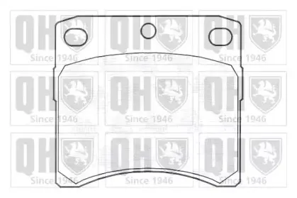 Комплект тормозных колодок, дисковый тормоз QUINTON HAZELL купить