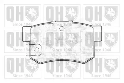 Комплект тормозных колодок, дисковый тормоз QUINTON HAZELL купить
