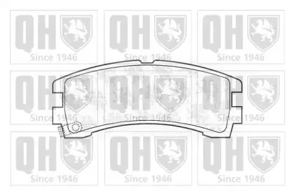Комплект тормозных колодок, дисковый тормоз QUINTON HAZELL купить