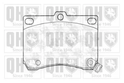 Комплект тормозных колодок, дисковый тормоз QUINTON HAZELL купить